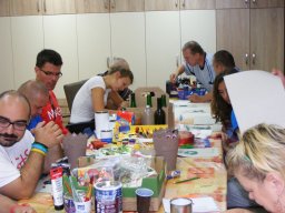 Wizyta międzynarodowej grupy młodzieży w Domu Pomocy Społecznej w Podzamku w ramach ŚDM Kraków 2016r